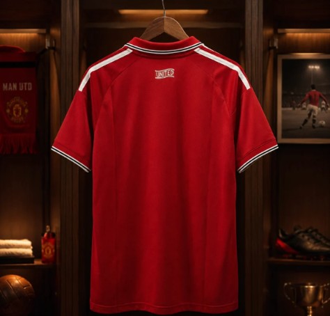 Red Football Jersey – Premium Short Sleeve Soccer Sports T-Shirt for Men