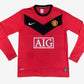 Manchester United Home Long Sleeves Retro Jersey 09-10 Season