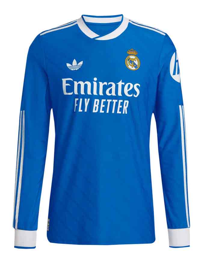 Real Madrid Third Long Sleeves Jersey 25-26 Season Premium