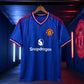 Manchester United Blue Football Jersey – Stylish Soccer Sports T-Shirt for Men