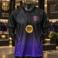 FC Barcelona Black & Purple Football Jersey – Stylish Soccer Sports T-Shirt for Men