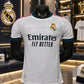 Real Madrid White Football Jersey – Stylish Soccer Sports T-Shirt for Men