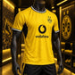 Yellow & Black Football Jersey – Premium Short Sleeve Soccer Sports T-Shirt for Men