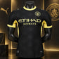 Black & Yellow Football Jersey – Premium Short Sleeve Soccer Sports T-Shirt for Men