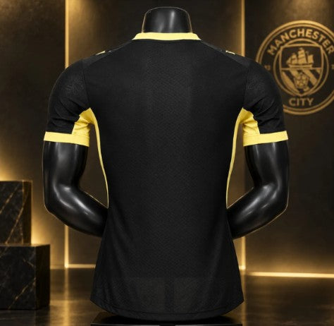 Black & Yellow Football Jersey – Premium Short Sleeve Soccer Sports T-Shirt for Men