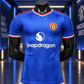 Royal Blue & Red Football Jersey – Premium Short Sleeve Soccer Sports T-Shirt for Men