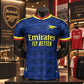 Royal Blue & Yellow Football Jersey – Premium Short Sleeve Soccer Sports T-Shirt for Men