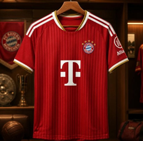 Red & White Football Jersey – Premium Short Sleeve Soccer Sports T-Shirt for Men