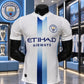 White & Blue Football Jersey – Premium Short Sleeve Soccer Sports T-Shirt for Men