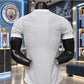 White & Blue Football Jersey – Premium Short Sleeve Soccer Sports T-Shirt for Men