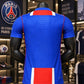 Men's Blue & Red Football Jersey – Short Sleeve Sports T-Shirt