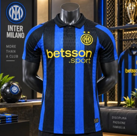 Men's Blue & Black Striped Football Jersey – Short Sleeve Sports T-Shirt