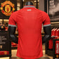 Men's Red Football Jersey – Short Sleeve Sports T-Shirt