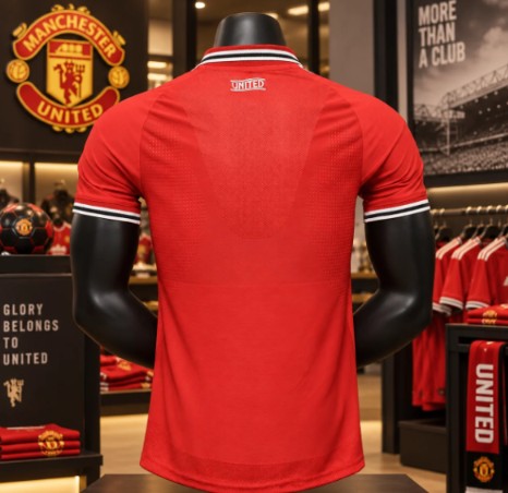 Men's Red Football Jersey – Short Sleeve Sports T-Shirt