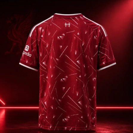 Men's Red Printed Football Jersey – Short Sleeve Sports T-Shirt